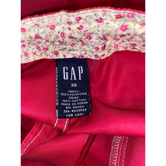 Women's Vintage Y2K GAP Hot Pink Cropped Ankle Drawstring Capris Pants Size XS - Picture 8 of 10